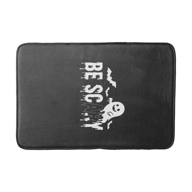Var läsklig Halloween spökbatdesign_1 Badrumsmatta (Framsidan)
