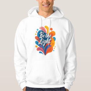 Var lätta, inspirerande färgtypografider hoodie