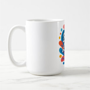 Var lätta, inspirerande färgtypografider kaffemugg