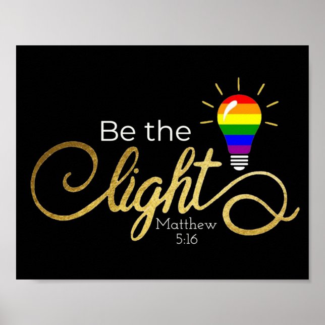 Var lätta LGBTQ Poster (Framsidan)