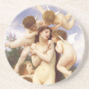 Vår (Le Printemps) återvändande av Bouguereau Underlägg Sandsten