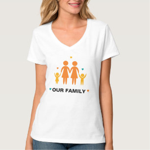 Vår lesbiska T-tröja för familj (pojken och Tee Shirt