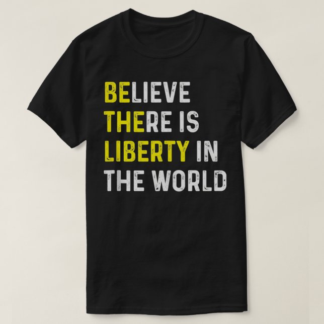 Var Liberty Libertarias aktivist Anarchy Ancap T Shirt (Design framsida)