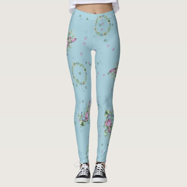 VÅR LIGHT BLUE LEGGINGS (Framsida)