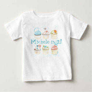 Vår "Lil Cupkaka, Personlig Baby T Shirt" Tee