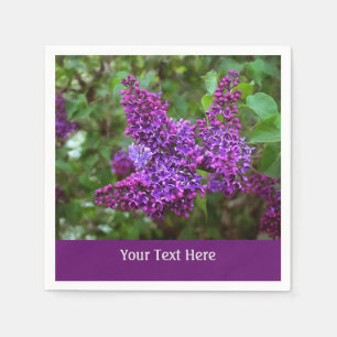 Vår Lila Lilacs Personlig Pappersservett