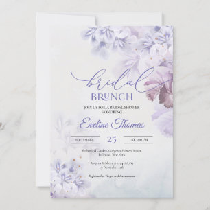 Vår lilac damsty lila bluen rosa Möhippa brunch Inbjudningar