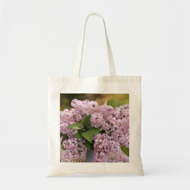 Vår Lilac Tote Bag Tygkasse (Framsidan)