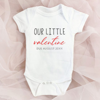 Vår lilla Alla hjärtans Gravid-annons avslöjande T Shirt