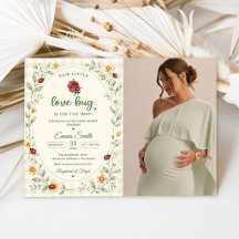 Vår lilla älskling nyckelpiga baby shower