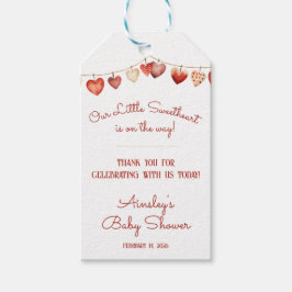 Vår lilla älskling Shower-favorit Presentetikett