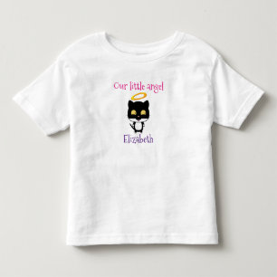 Vår lilla angel Black Cat-Personlig Tee