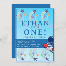 Vår lilla astronaut blir en! Space Birthday