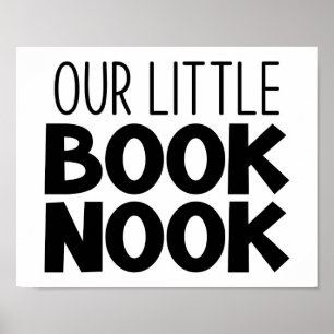 Vår lilla Bok Nook-läshörn Poster
