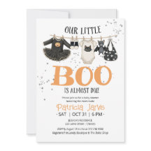 Vår lilla Boo är nästan här - Baby Shower