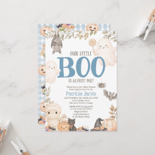 Vår lilla Boo är nästan här - Baby Shower Inbjudningar