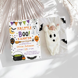 Vår lilla Boo Baby Shower Inbjudningar