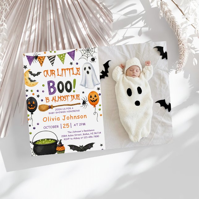 Vår lilla Boo Baby Shower Inbjudningar (Skapare uppladdad)