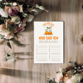 Vår lilla Boo Baby Shower Vad är det för baby sak  Tilläggskort