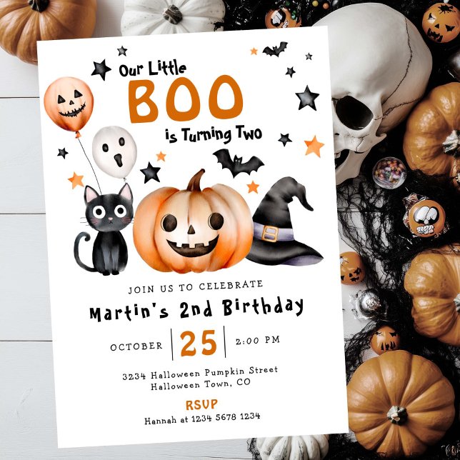 Vår lilla BOO Cute Halloween-sällskap... Inbjudningar (Skapare uppladdad)