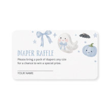Vår lilla Boo flicka baby shower blöja lotteri