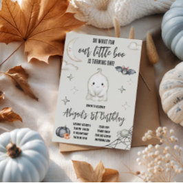 Vår lilla BOO håller på att förvandla EN! Hallowee Inbjudningar