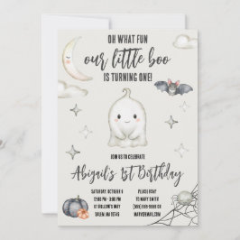 Vår lilla BOO håller på att förvandla EN! Hallowee Inbjudningar