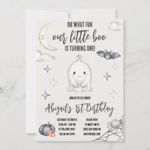 Vår lilla BOO håller på att förvandla EN! Hallowee Inbjudningar