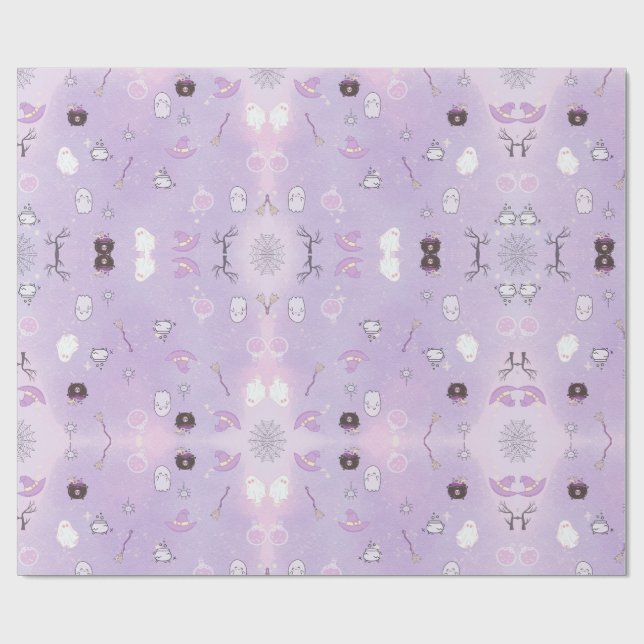 Vår lilla Boo Halloween 1-födelsedag Presentpapper (Platt)