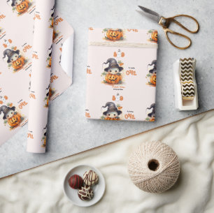 Vår lilla Boo Halloween 1-födelsedag Presentpapper