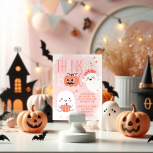 Vår lilla Boo Halloween Birthday-Tack Tack Kort