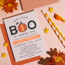 Vår lilla Boo Rosa Halloween-Födelsedagsfest