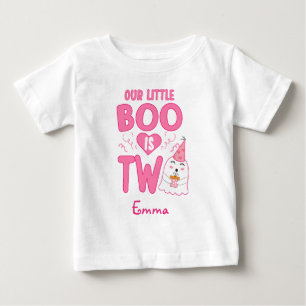 Vår lilla Boo Turing Två Halloween 2:a födelsedage T Shirt