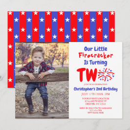 Vår lilla brandkår 2:a födelsedag inbjudningar