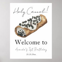Vår lilla Cannoli 1-årsfest Poster