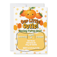 Vår lilla Cutie-klementinfödelsedag