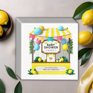 Vår lilla Cutie Lemonade stativ, babyskor Pappersservett