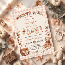 Vår lilla Cutie Pie är på väg Baby shower