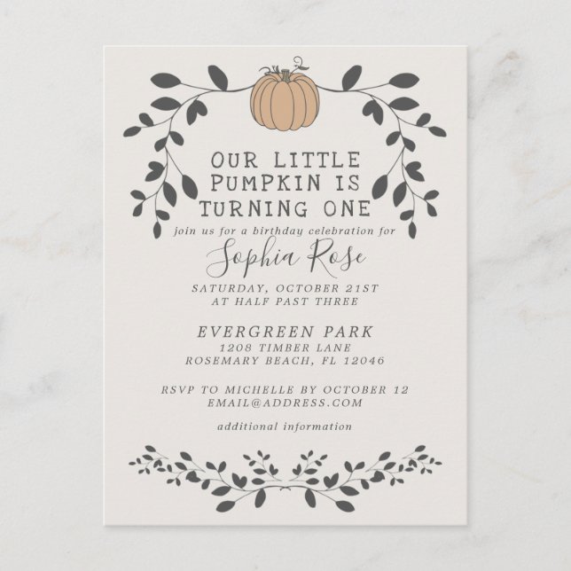 Vår lilla doppkin är på väg en första födelsedag. vykort (Framsida)