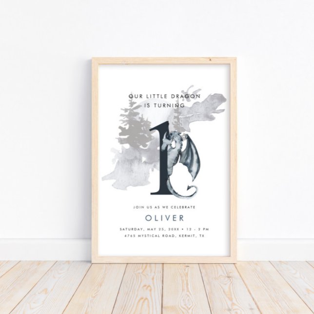 Vår lilla Dragon Boys första välkomstskylt Poster (Skapare uppladdad)