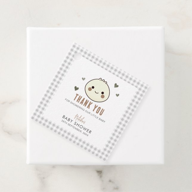Vår lilla dubbning, Neutral Baby Shower Gåvor Etiketter (På plats)