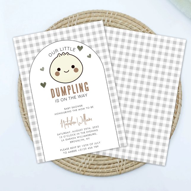 Vår lilla dubbning, Neutral Baby Shower Inbjudningar (Skapare uppladdad)