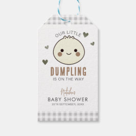 Vår lilla dubbning, Neutral Baby Shower Presentetikett