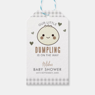 Vår lilla dubbning, Neutral Baby Shower Presentetikett