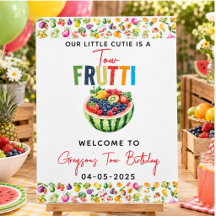 Vår lilla frukt från andra födelsedagen Party