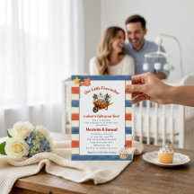 "Vår lilla fyrverkeriprackare" Par Baby Shower