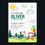 Vår lilla Golfer Cart Swing by Kids Golf Birthday Inbjudningar<br><div class="desc">Vår lilla Golfer Cart Swing by Kids Golf Birthday-inbjudan</div>