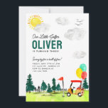 Vår lilla Golfer Cart Swing by Kids Golf Birthday Inbjudningar<br><div class="desc">Vår lilla Golfer Cart Swing by Kids Golf Birthday-inbjudan</div>