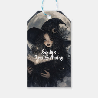 vår lilla häxa fyller 2 || presentetikett