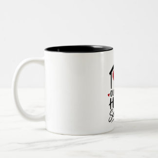 Vår lilla hemma en dag-mugg - Present till par Två-Tonad Mugg